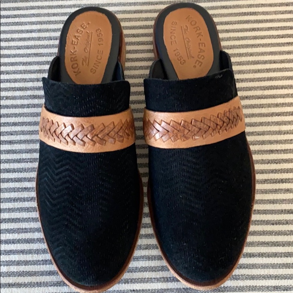 Kork-Ease Black mules Size 7